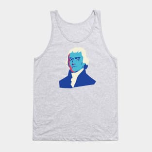 President Thomas Jefferson Pop Art Portrait Tank Top